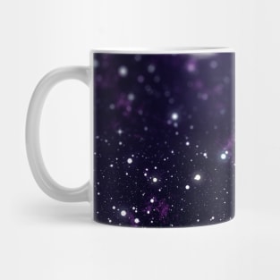 Purple and Black Galaxy Stars Mug